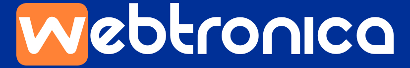 WEBTRONICA-logo-fondoblu